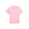 SS21 Imprimé alphabétique, manches courtes, unisexe, rose 612965TJVL51401