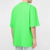 SS21 Motif de mots, manches courtes, unisexe, vert 641614TJVI34162