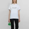 SS21 T-shirt décontracté à manches courtes et imprimé « Alphabet Logo » – Grand format – Blanc 612965TIV549040