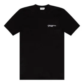SS21 T-shirt à manches courtes brodé, noir 641655TKV861070