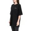 SS21 T-shirt noir à col rond avec logo BB Letter 641655TJV871070