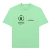 SS21 T-shirt rétro à manches courtes vert fluo 612965THV844162