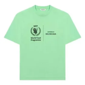 SS21 T-shirt rétro à manches courtes vert fluo 612965THV844162
