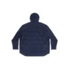 Surchemise à carreaux et capuche « Blue Navy » 720109TNM354202