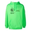 Sweat à capuche unisexe SS21 avec logo du Programme alimentaire mondial imprimé, vert 600583TJVK44162