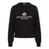 Sweat à col rond avec logo Noir 595106T15511073
