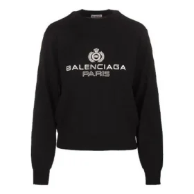Sweat à col rond avec logo Noir 595106T15511073