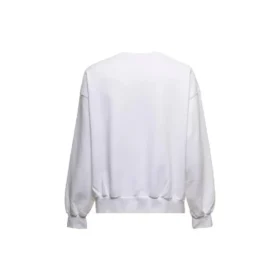 Sweat à col rond avec logo script « Blanc » 697869TMVB59040