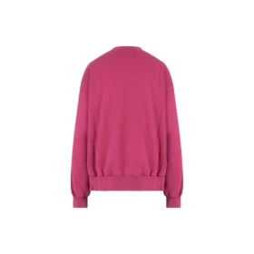 Sweat à col rond avec logo script « Dark Fuchsia » 697869TMVB50507