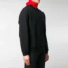 Sweat à col rond avec petit logo contrasté « Black White » 556147TYK271000