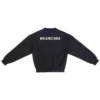 Sweat à col rond coupe classique « Black » 697869TMVF51070