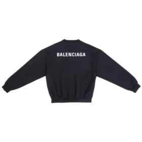 Sweat à col rond coupe classique « Black » 697869TMVF51070