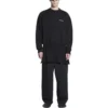 Sweat à col rond coupe classique « Black » 697869TMVF51070