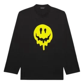 Sweat à col rond imprimé unisexe SS21 Noir 651796TKVA11012