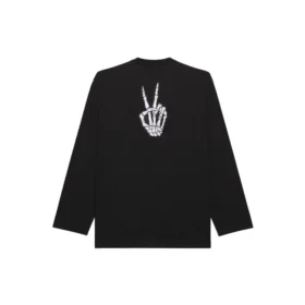 Sweat à col rond imprimé unisexe SS21 Noir 651796TKVA11012