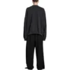 Sweat rond ajouré oversize « Black Faded » 762718TPVD91055