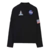 Sweat-shirt Balenciaga x NASA Space Multi-Patch « Black » 662496TKVD71070