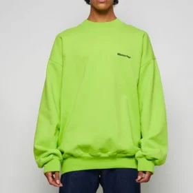 Sweat-shirt à logo contrasté « Lime » 671125TKVB57072