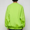 Sweat-shirt à logo contrasté « Lime » 671125TKVB57072