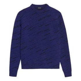 Sweat-shirt à logo en diagonale « Blue » 583080T15244160