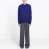 Sweat-shirt à logo en diagonale « Blue » 583080T15244160