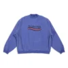 Sweat-shirt oversize « Blue » 720428TNVE84119 avec illustration de la Political Campaign dessinée à la main