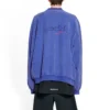 Sweat-shirt oversize « Blue » 720428TNVE84119 avec illustration de la Political Campaign dessinée à la main