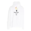 Sweat-shirt oversize unisexe avec logo, blanc 620973TIV459040