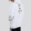 Sweat-shirt oversize unisexe avec logo, blanc 620973TIV459040