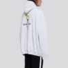 Sweat-shirt oversize unisexe avec logo, blanc 620973TIV459040