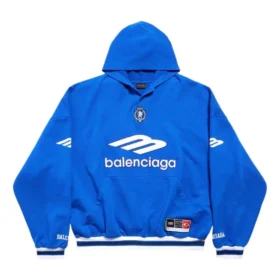 Sweats à capuche 3B Football Polos « Royal Blue White » 827939TTVQ84701