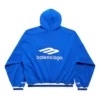 Sweats à capuche 3B Football Polos « Royal Blue White » 827939TTVQ84701