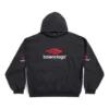 Sweats à capuche 3B Sports Icon Oversized « Noir Rouge Blanc » 739024TPVD81470
