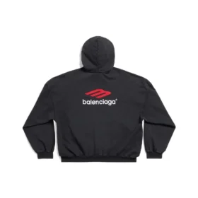 Sweats à capuche 3B Sports Icon Oversized « Noir Rouge Blanc » 739024TPVD81470