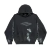 Sweats à capuche 3B Stencil, coupe moyenne « Noir » 767877TQVT71083