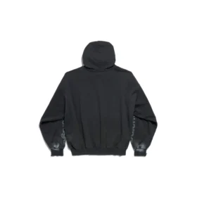 Sweats à capuche 3B Stencil, coupe moyenne « Noir » 767877TQVT71083