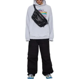 Sweats à capuche 90/10 coupe ample « Gris » 674986TMVH42569 Sweats à capuche 90/10 coupe ample « Gris » 674986TMVH42569