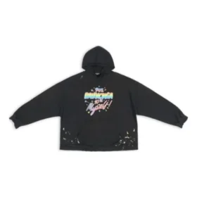 Sweats à capuche 90/10 coupe ample « Washed Black » 674986TMVH41055 Sweats à capuche 90/10 coupe ample « Washed Black » 674986TMVH41055