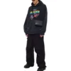 Sweats à capuche 90/10 coupe ample « Washed Black » 674986TMVH41055