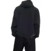 Sweats à capuche 90/10 coupe ample « Washed Black » 674986TMVH41055