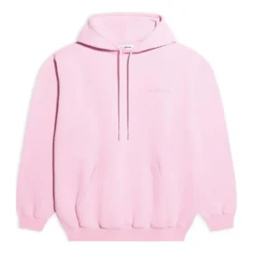 Sweats à capuche Alphabet version ample collection SS21, rose, 578135TJVA85700