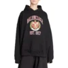 Sweats à capuche ample avec logo « College » Est. 1917 « Noir » 675003TLV901076