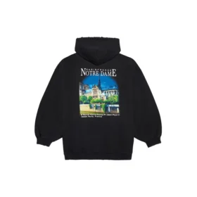 Sweats à capuche ample Classic Printing Noir 641529TJVH91000