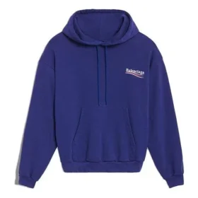 Sweats à capuche ample en coton bleu 578135TIV531195