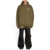 Sweats à capuche ample « Khaki » de la collection Political Campaign 620973TKVI92463