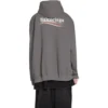 Sweats à capuche ample Political Campaign « Grey » 620973TNVG6