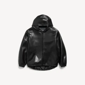 Sweats à capuche ample pour femme, noir