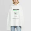 Sweats à capuche ample « White » 661711TKVF99085