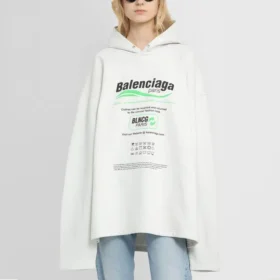 Sweats à capuche ample « White » 661711TKVF99085
