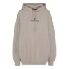 Sweats à capuche avec logo Alphabet, gris et blanc, 641529TJVB19054